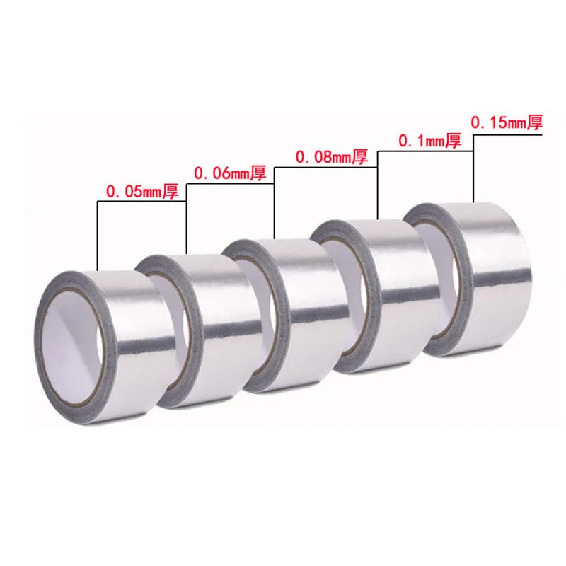 Thickened 0.1-0.15mm Aluminium Foil Tape High temperature resistance Repair Leak Waterproof Strong Adhesive Conductive Tape
Thickened 0.1-0.15mm Aluminium Foil Tape High temperature resistance Repair Leak Waterproof Strong Adhesive Conductive Tape