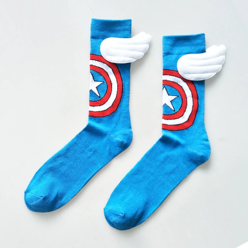 Cotton Funny Socks With Wings Happy Captain Socks Christmas Halloween Cosplay Party Men Women Gifts Sport Running Football Socks
Cotton Funny Socks With Wings Happy Captain Socks Christmas Halloween Cosplay Party Men Women Gifts Sport Running Football Socks