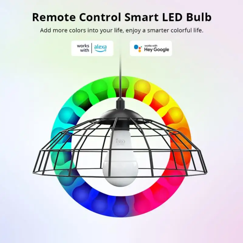 Умная Светодиодная лампа eWeLink с Wi-Fi, 9 Вт, E27, RGB +, быстрая подсветильник ка, дистанционное управление, поддержка Alexa, Google home, поддержка Bluetooth
Умная Светодиодная лампа eWeLink с Wi-Fi, 9 Вт, E27, RGB +, быстрая подсветильник ка, дистанционное управление, поддержка Alexa, Google home, поддержка Bluetooth