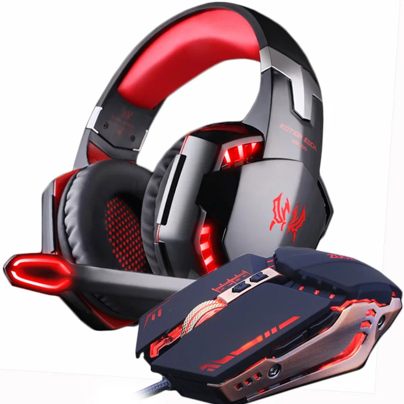 Gaming Headset Stereo Gamer Headphones with microphone Earphone +Gaming Mouse 4000 DPI Adjustable Gamer Mice Wired USB for PC
Gaming Headset Stereo Gamer Headphones with microphone Earphone +Gaming Mouse 4000 DPI Adjustable Gamer Mice Wired USB for PC