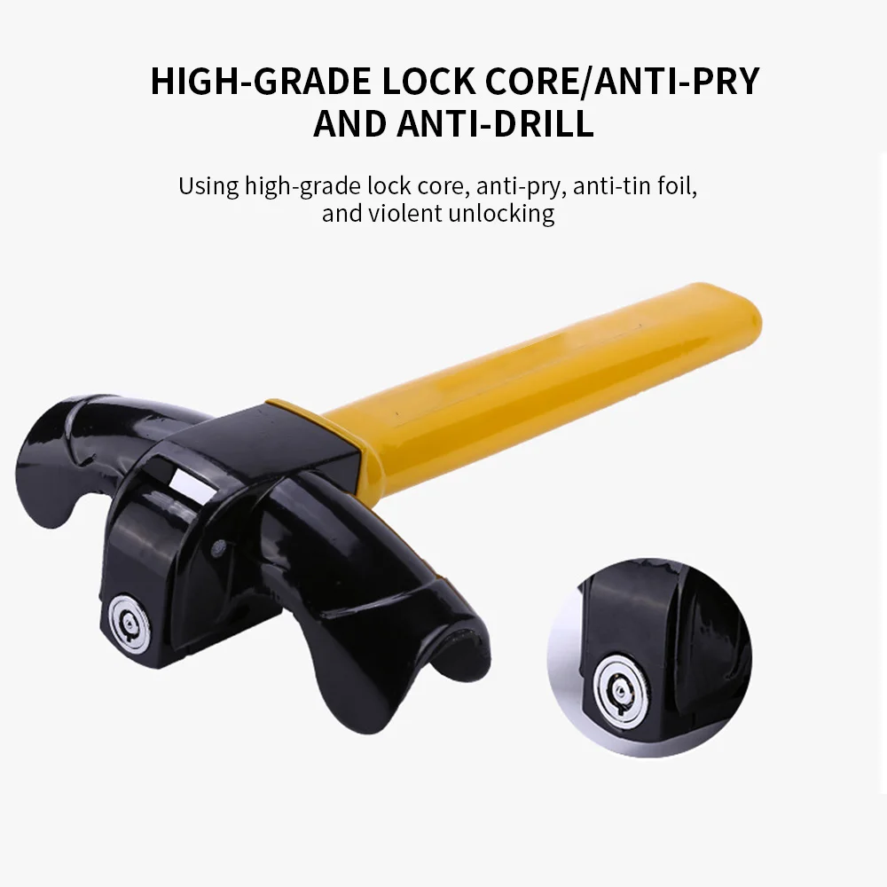 Universal Heavy Duty Anti-theft Steering Wheel Lock Car Van Security Rotary Steering Wheel Lock Enhance Car Security
Universal Heavy Duty Anti-theft Steering Wheel Lock Car Van Security Rotary Steering Wheel Lock Enhance Car Security