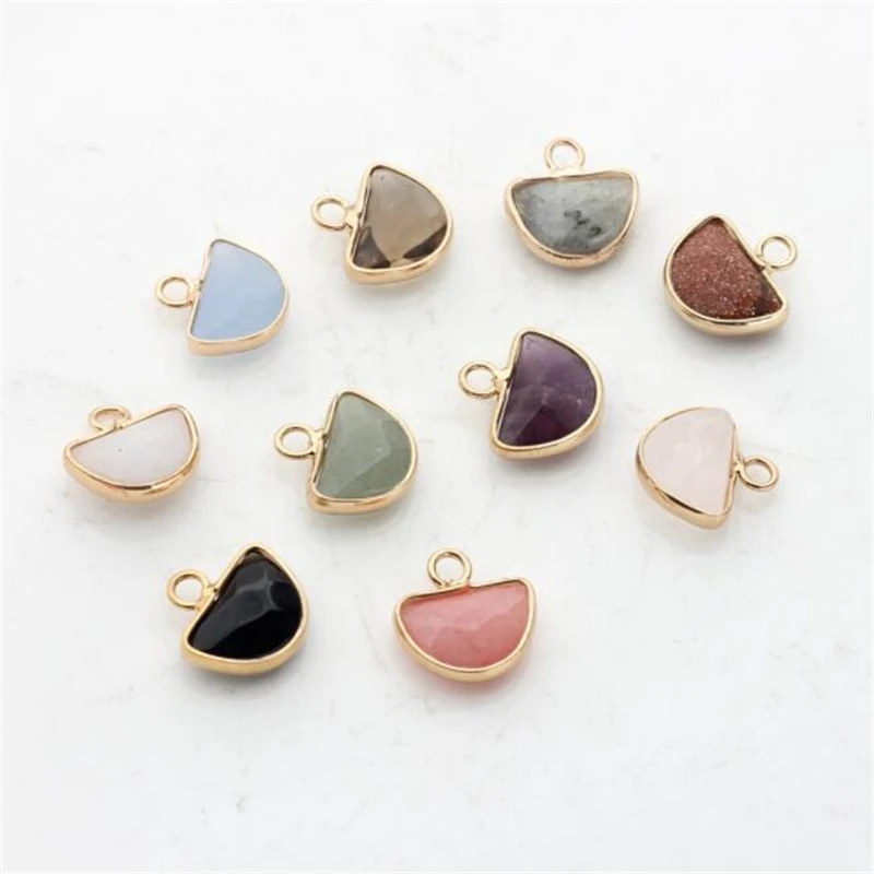 new creative real gold color plated brass natural stone fan charms for diy earrings necklace pendant jewelry making accessories
new creative real gold color plated brass natural stone fan charms for diy earrings necklace pendant jewelry making accessories