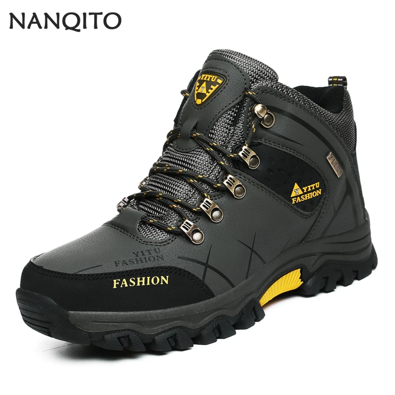 Brand Men Winter Snow Boots Waterproof Leather Sneakers Super Warm Men's Boots Outdoor Male Hiking Boots Work Shoes Size 39-47
Brand Men Winter Snow Boots Waterproof Leather Sneakers Super Warm Men's Boots Outdoor Male Hiking Boots Work Shoes Size 39-47
