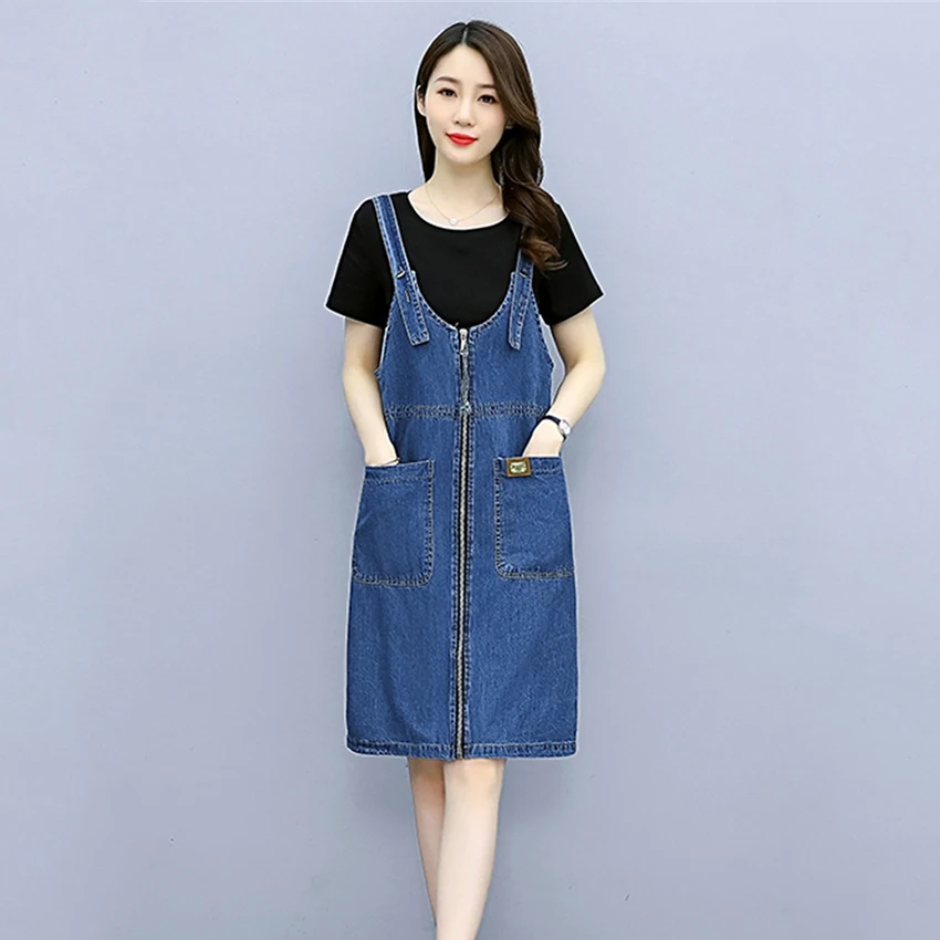Summer Vintage Denim Dress Korean Fashion Zipper Mini Jeans Dress Women Sleeveless Sundress Fashion Vestido De Muje
Summer Vintage Denim Dress Korean Fashion Zipper Mini Jeans Dress Women Sleeveless Sundress Fashion Vestido De Muje