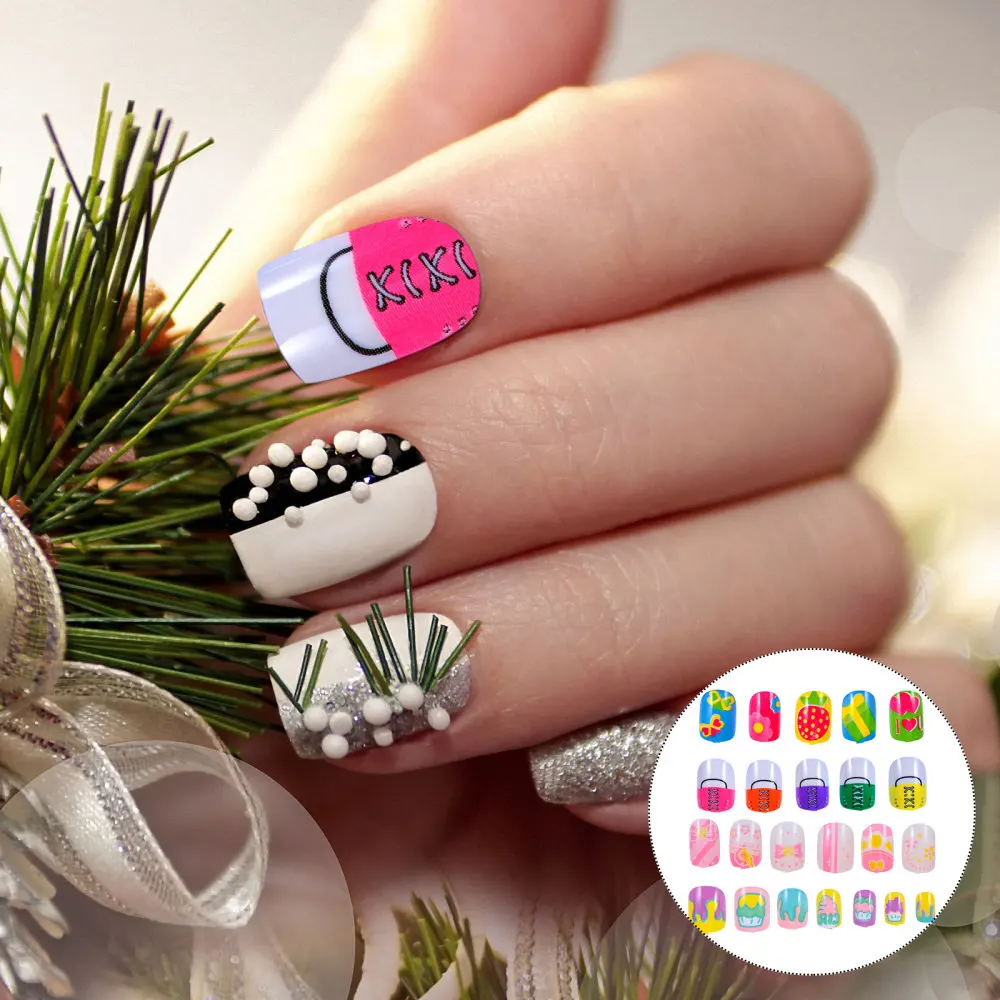 4 Packs/96pcs Cartoon Strawberry Cake Artificial Nail Patches Nails Full Cover
4 Packs/96pcs Cartoon Strawberry Cake Artificial Nail Patches Nails Full Cover