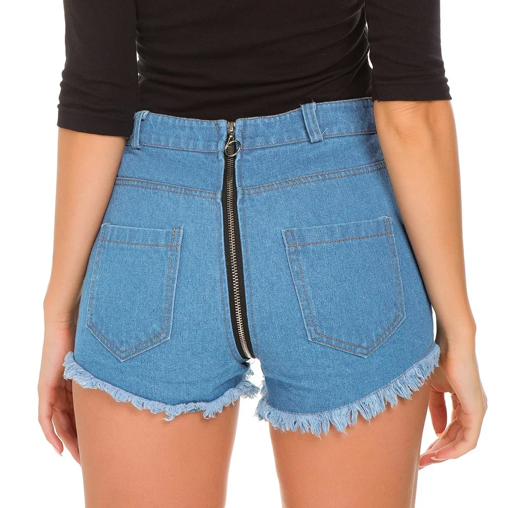 826 New European and American Summer Denim Shorts Hot Pants Ultra-short Nightclub Women's Sexy High Waist Hole 
826 New European and American Summer Denim Shorts Hot Pants Ultra-short Nightclub Women's Sexy High Waist Hole