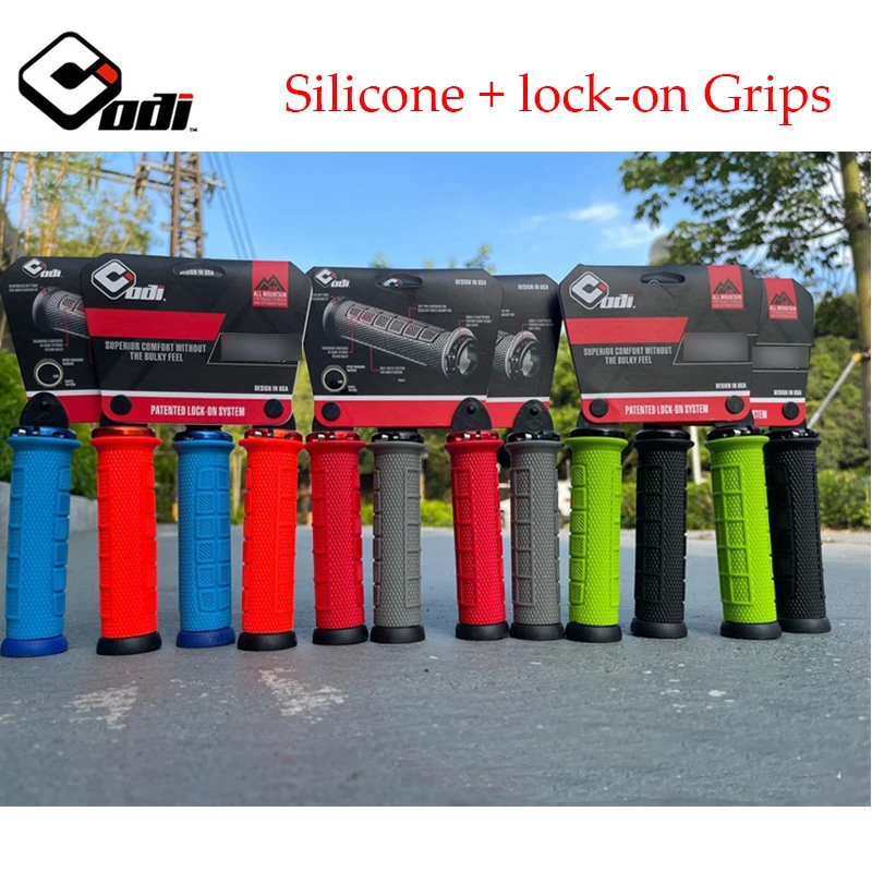 2pc ODI MTB Handlebar Grips Silicone Lock on Grips 130mm Anti slip Bike grip cover for Folding bmx bicycle Accessories
2pc ODI MTB Handlebar Grips Silicone Lock on Grips 130mm Anti slip Bike grip cover for Folding bmx bicycle Accessories