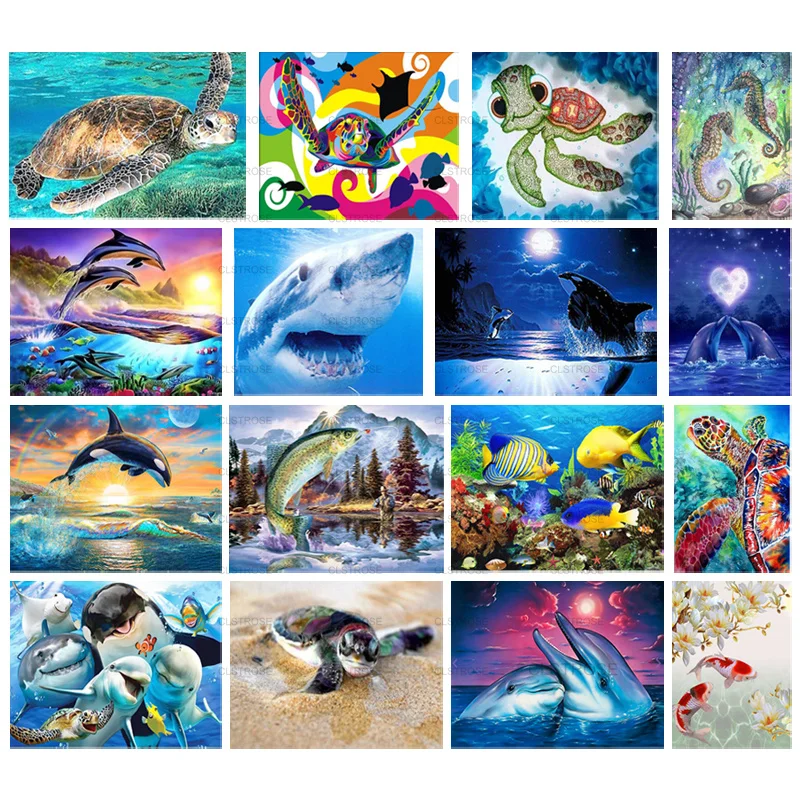 Acrylic Material Diy Modern Style Diamond Painting a Variety of Cute Ocean Animal Life Scenario Round Diamond Furniture
Acrylic Material Diy Modern Style Diamond Painting a Variety of Cute Ocean Animal Life Scenario Round Diamond Furniture