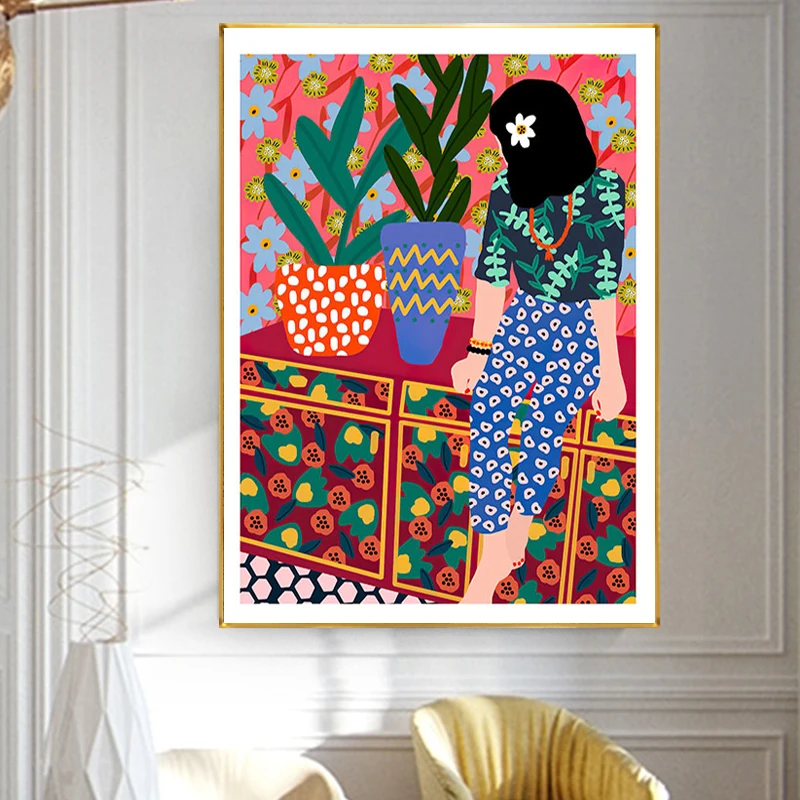 Nordic Cartoon Girl Kids Canvas Painting Wall Art Poster and Print Wall Pictures Cuadros Home Decoration for Living Room Decor
Nordic Cartoon Girl Kids Canvas Painting Wall Art Poster and Print Wall Pictures Cuadros Home Decoration for Living Room Decor