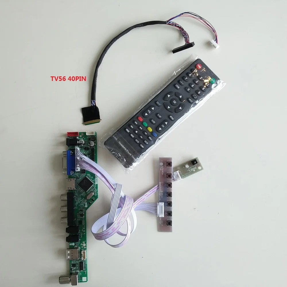 

For Controller Board Card N156B6 15.6" TV USB AUDIO LCD LED AV VGA Kit DIY 1366×768 Screen Monitor