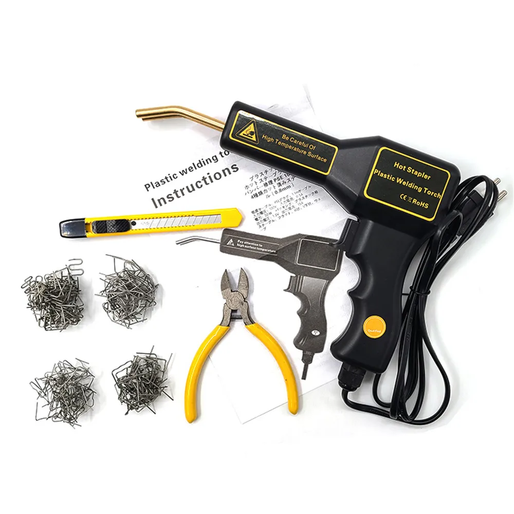 Plastic welding machine soldering iron car bumper repair machine hot nail gun plastic repair system fairing car body tool
Plastic welding machine soldering iron car bumper repair machine hot nail gun plastic repair system fairing car body tool