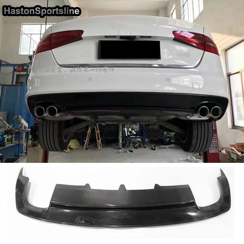 For Audi S4 B8.5 with Sline 4Door Sedan Carbon Fiber Rear Body Kit Bumper Diffuser Auto Modified Accessories 2013~2016
For Audi S4 B8.5 with Sline 4Door Sedan Carbon Fiber Rear Body Kit Bumper Diffuser Auto Modified Accessories 2013~2016