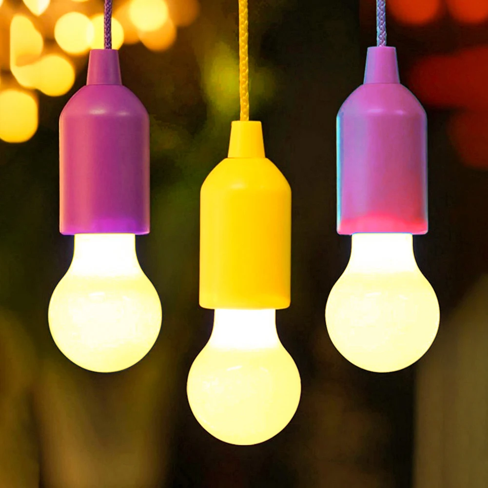 LED Hanging Light Bulb Battery Powered Colorful Pull Cord Bulbs LED Drop Lamps For Outdoors Camping Home Garage Patio and Tent
LED Hanging Light Bulb Battery Powered Colorful Pull Cord Bulbs LED Drop Lamps For Outdoors Camping Home Garage Patio and Tent