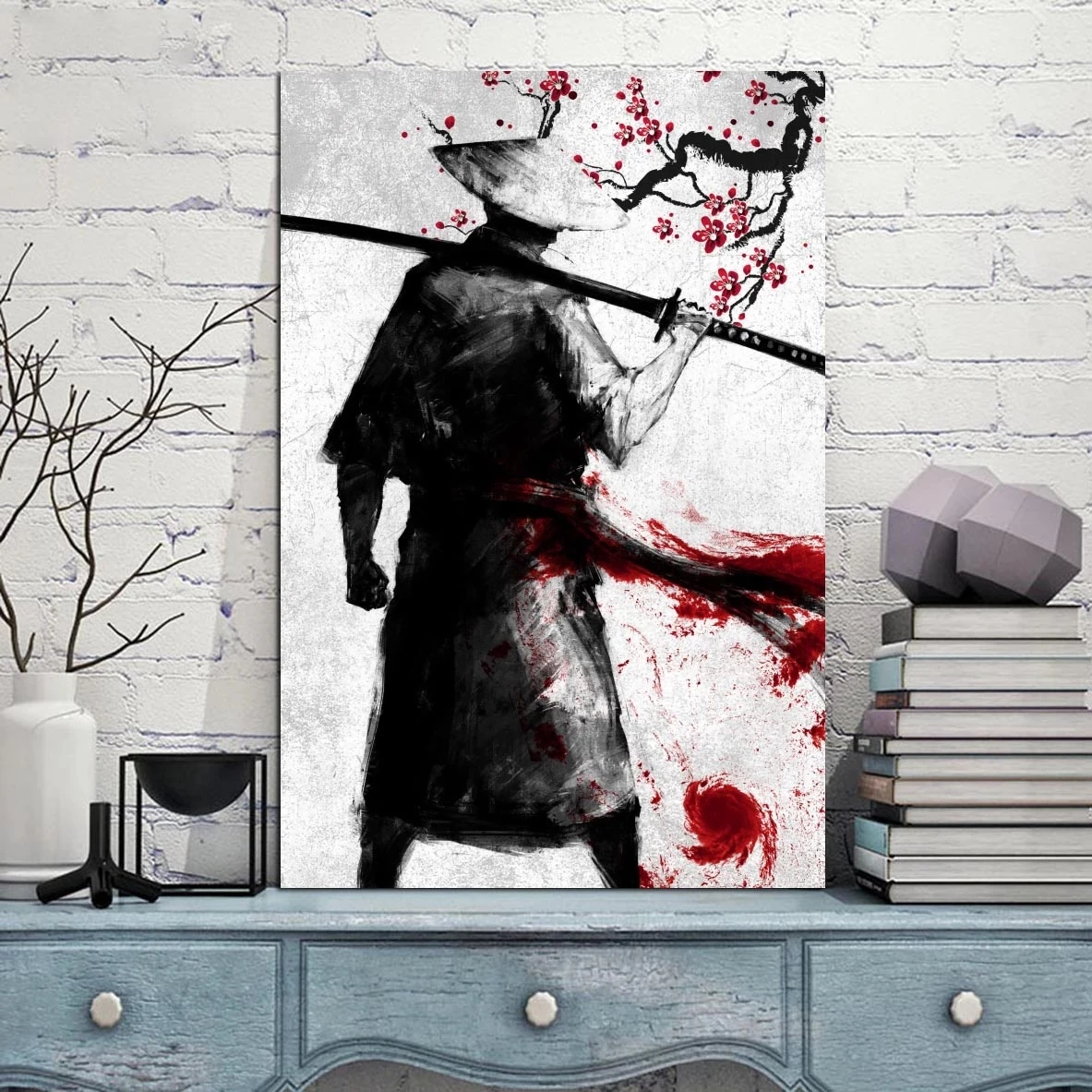 Printed Modular Poster Japanese Cool Samurai Modern Heroic Costume Pictures Canvas Painting Wall Art For Bedroom Home Decoration
Printed Modular Poster Japanese Cool Samurai Modern Heroic Costume Pictures Canvas Painting Wall Art For Bedroom Home Decoration