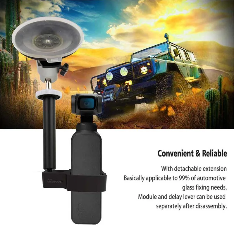 Mount Bracket Suit for Car Sucker for DJI Osmo Pocket, Gimbal Extension Module Holder Parts, Vehicle Window Suction Cup Mounting
Mount Bracket Suit for Car Sucker for DJI Osmo Pocket, Gimbal Extension Module Holder Parts, Vehicle Window Suction Cup Mounting