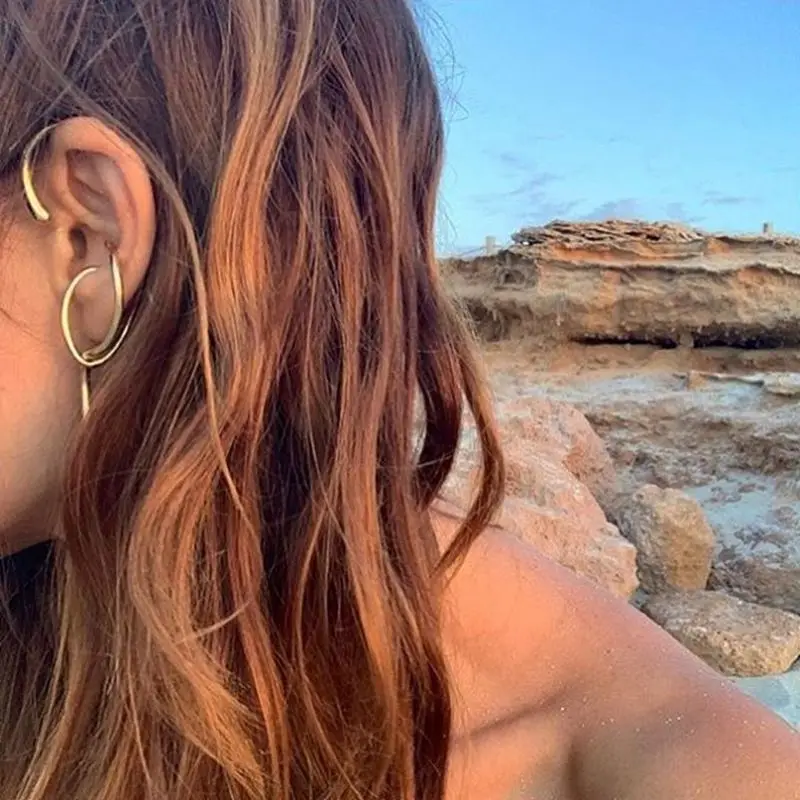 DAVINI Geometric Exaggerate Ear Cuff Clips Earrings Minimalist Irregular Big Earring Jewelry For Women Female Punk Jewelry MG311
DAVINI Geometric Exaggerate Ear Cuff Clips Earrings Minimalist Irregular Big Earring Jewelry For Women Female Punk Jewelry MG311