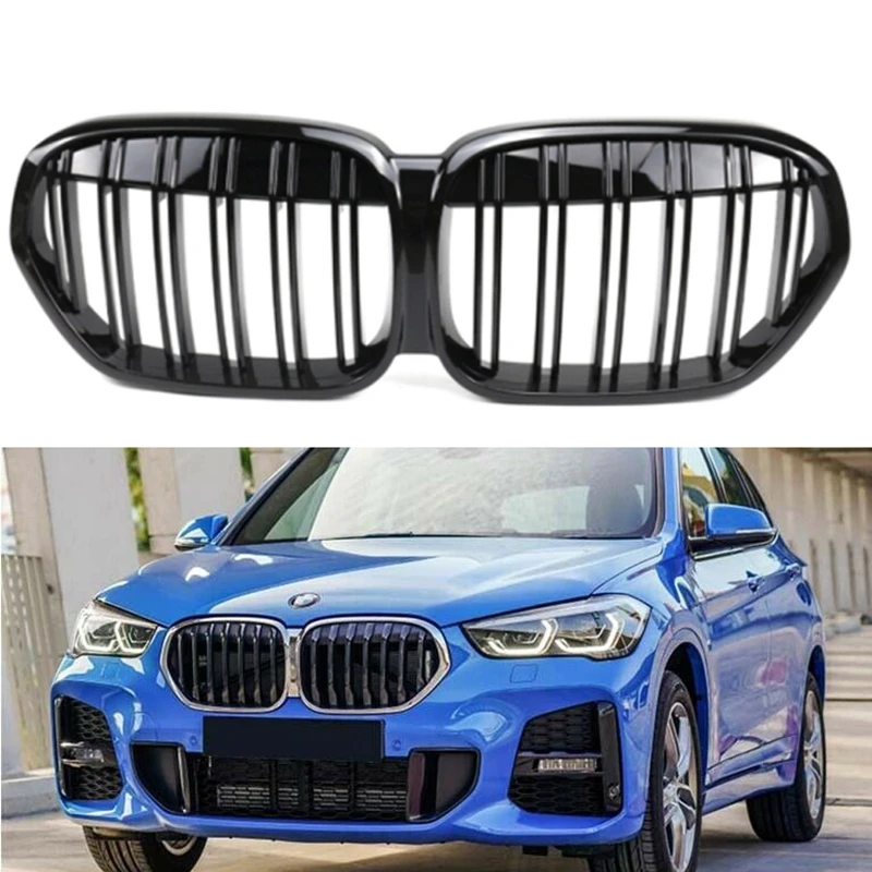 Для BMW X1 Series F48 F49 2019-2021 глянцевый черный ABS гоночный автомобиль передний бампер почки гриль капот решетка автостайлинг 
Для BMW X1 Series F48 F49 2019-2021 глянцевый черный ABS гоночный автомобиль передний бампер почки гриль капот решетка автостайлинг