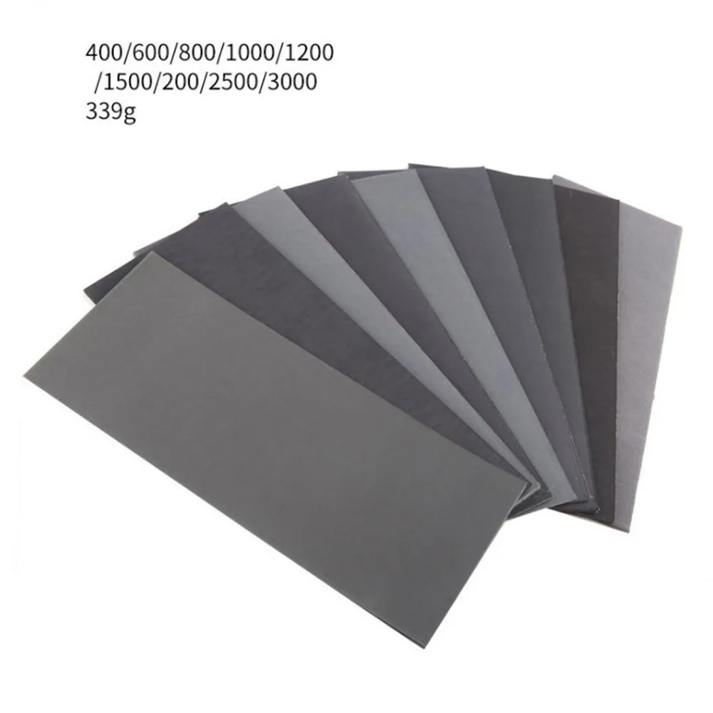 20pc Sandpaper 400/600/800/1000/1200/1500/2000/2500/3000 Grit Sanding Paper Water/ Abrasive SandPapers For Wood Metal Polishing
20pc Sandpaper 400/600/800/1000/1200/1500/2000/2500/3000 Grit Sanding Paper Water/ Abrasive SandPapers For Wood Metal Polishing