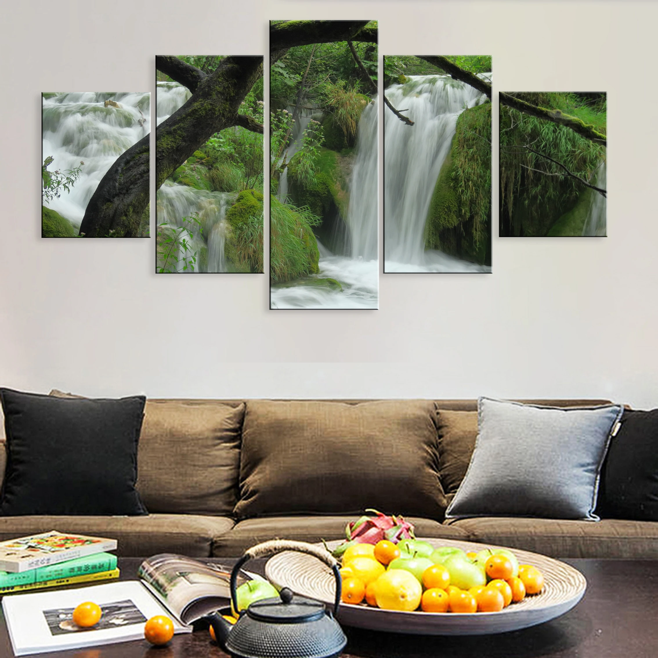 Hd 5 Pieces Artwork Poster Canvas Home Decor Framework Landscape Lake Forest Plitvice Lakes National Park
Hd 5 Pieces Artwork Poster Canvas Home Decor Framework Landscape Lake Forest Plitvice Lakes National Park