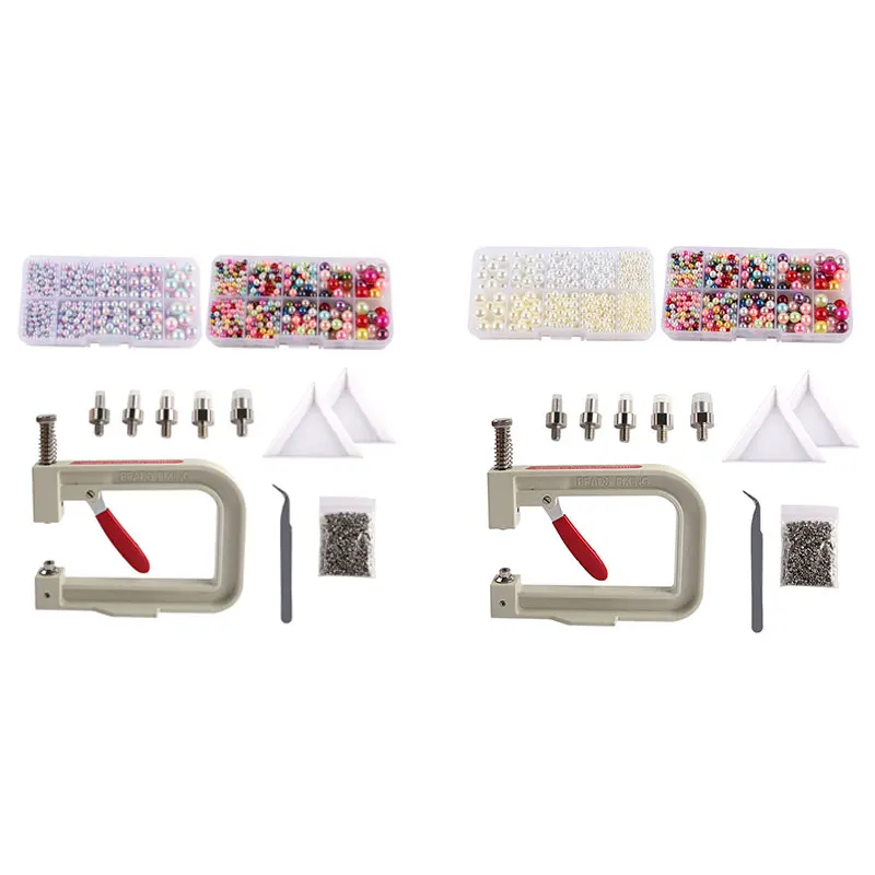 Машинка для фиксации жемчужин, аппарат для изготовления бижутерии, заклепок, бусин с имитацией жемчуга 5 размеров, для одежды, поделок своим...
Машинка для фиксации жемчужин, аппарат для изготовления бижутерии, заклепок, бусин с имитацией жемчуга 5 размеров, для одежды, поделок своим...