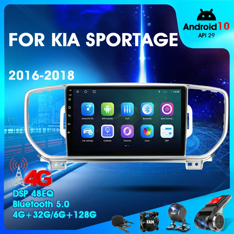 Android 10.0 2 Din Car Stereo Audio Radio for Kia Sportage 3 2016- 2018 Multimedia Video Touch Screen Player 4G Wifi Speaker MP5
Android 10.0 2 Din Car Stereo Audio Radio for Kia Sportage 3 2016- 2018 Multimedia Video Touch Screen Player 4G Wifi Speaker MP5