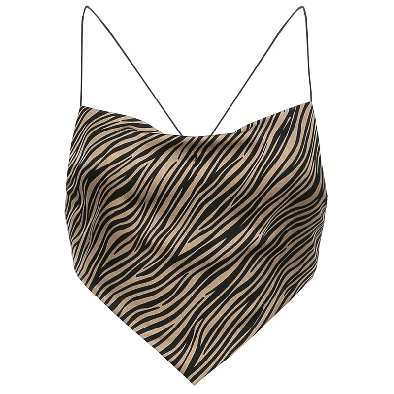 Sexy Halter Tops Women Print Aesthetic Clothes Sleeveless Backless Crop Top Zebra
Sexy Halter Tops Women Print Aesthetic Clothes Sleeveless Backless Crop Top Zebra