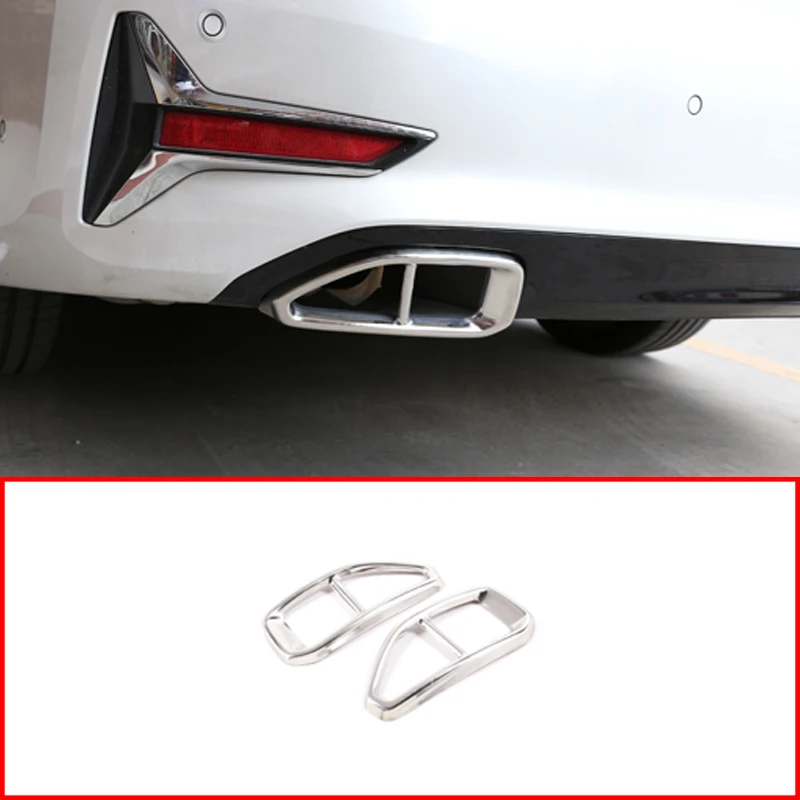 2pcs Silver 304 Stainless Steel For BMW 3 Series G20 G28 325li 2020 Car Exhaust Tail Pipe Cover Trim Accessories
2pcs Silver 304 Stainless Steel For BMW 3 Series G20 G28 325li 2020 Car Exhaust Tail Pipe Cover Trim Accessories