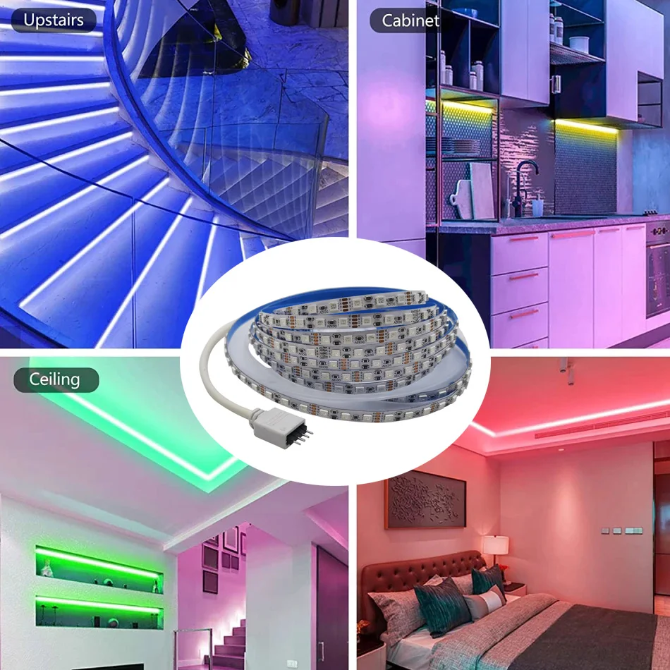 Светодиодная лента 5 м 2835 600LED s RGB светодиодная мм ширина 12 В постоянного тока