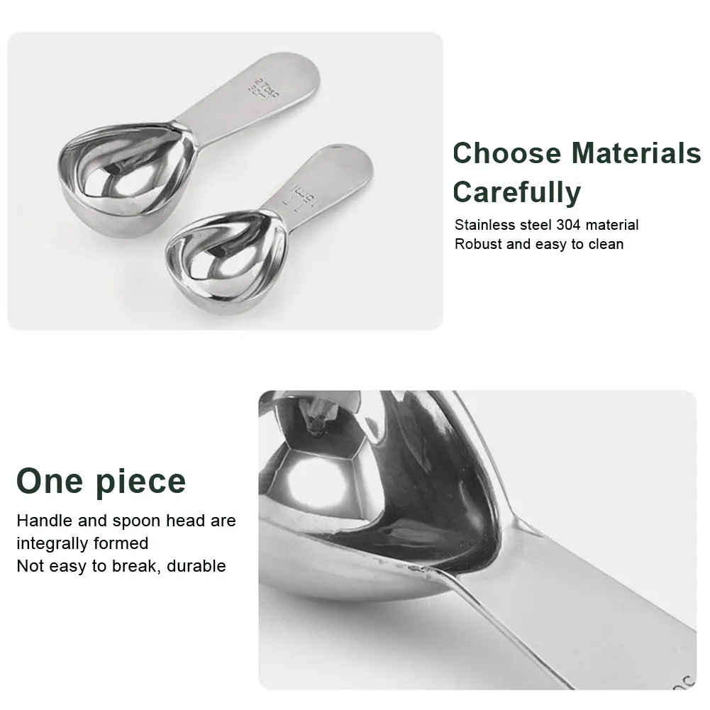 15ML/30ML Stainless Steel Coffee Spoon Short Handle Sugar, Milk Tea Powder Measuring Tool Kitchen Coffeeware Gadgets Accessories
15ML/30ML Stainless Steel Coffee Spoon Short Handle Sugar, Milk Tea Powder Measuring Tool Kitchen Coffeeware Gadgets Accessories