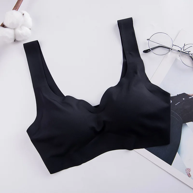 3D Sexy Lingerie Seamless Sport Bra Strapless Top Bra Push Up Bralette Brassiere Women Underwear Vest ice silk sleep top
3D Sexy Lingerie Seamless Sport Bra Strapless Top Bra Push Up Bralette Brassiere Women Underwear Vest ice silk sleep top