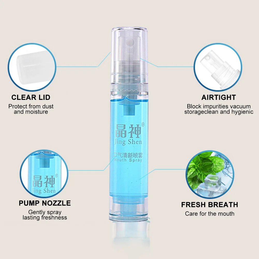 Mouth Spray(0.3 Oz.) Fresh Good Breath Mist Portable Travel Size, 4 Flavors Tatar For Gum Cleaning, Portable, Tatar Care For Gum
Mouth Spray(0.3 Oz.) Fresh Good Breath Mist Portable Travel Size, 4 Flavors Tatar For Gum Cleaning, Portable, Tatar Care For Gum
