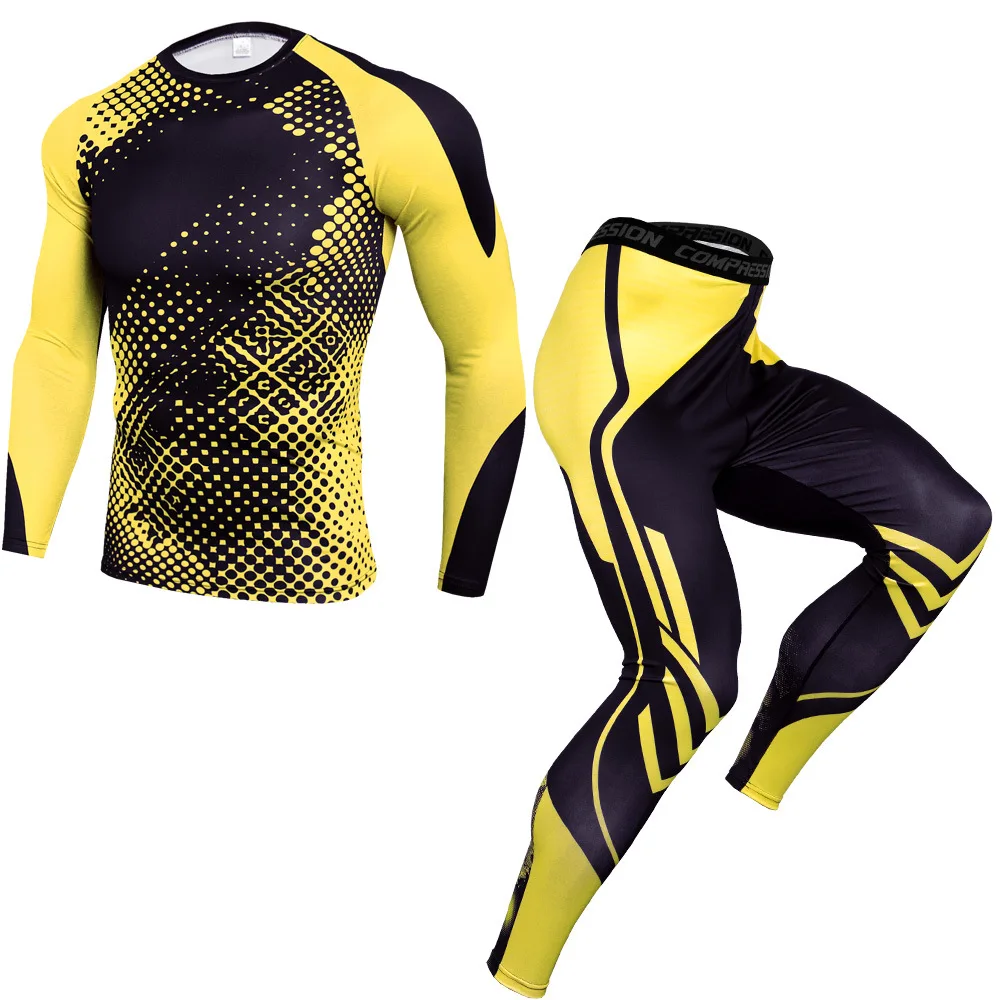 Selfree Men Sport Running Set Compression T-Shirt Pants Skin-Tight Long Sleeves Fitness Rashguard Training Clothes Gym Yoga Suit
Selfree Men Sport Running Set Compression T-Shirt Pants Skin-Tight Long Sleeves Fitness Rashguard Training Clothes Gym Yoga Suit