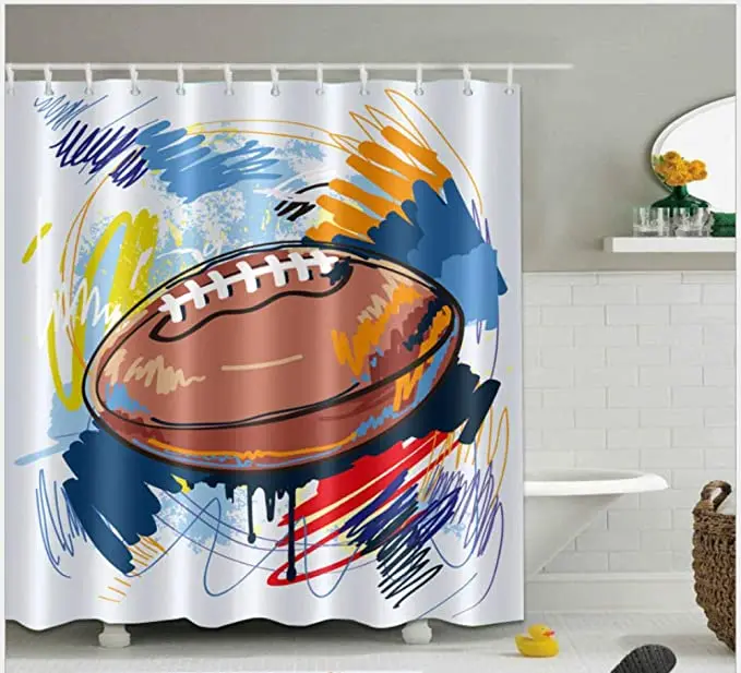 Shower Curtain Waterproof Mould Proof Resistant Washable Bath Curtain Polyester Fabric 3D Shower Curtains For Bathroom
Shower Curtain Waterproof Mould Proof Resistant Washable Bath Curtain Polyester Fabric 3D Shower Curtains For Bathroom