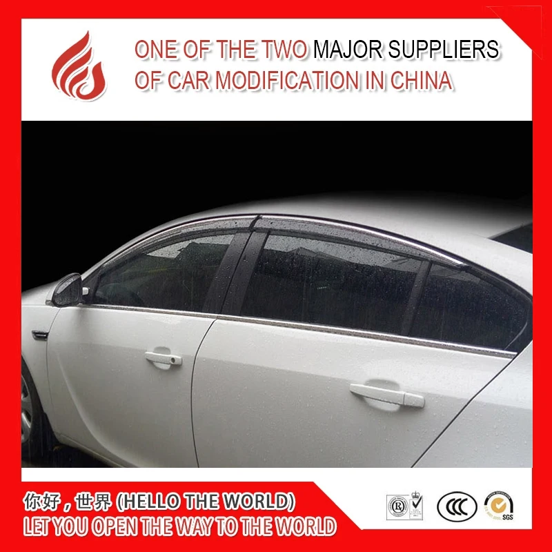 High quality 4 Piece Injection molding trim vent shade rain sun wind deflector window visor for Regal 2009-2015
High quality 4 Piece Injection molding trim vent shade rain sun wind deflector window visor for Regal 2009-2015