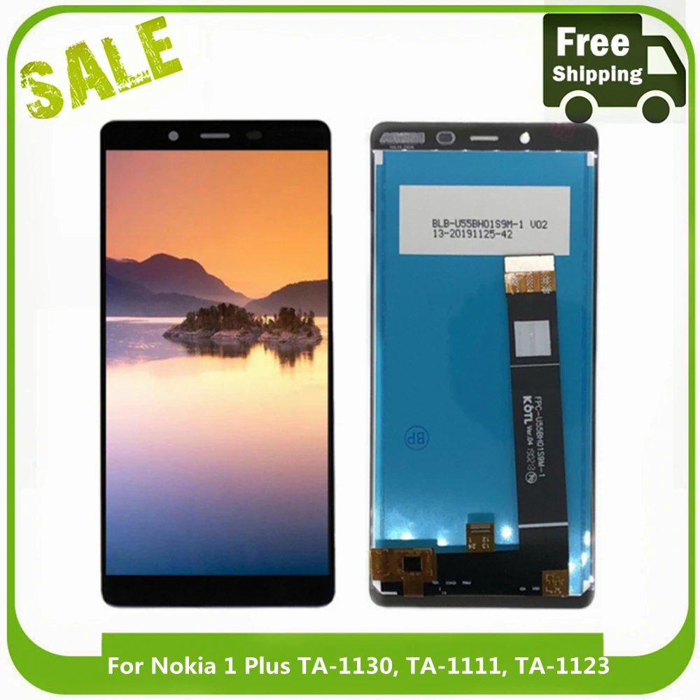 LCD Display For Nokia 1 Plus TA-1111 TA-1123 TA-1127 TA-1130 LCD Display Touch Screen Digitizer Assembly For Nokia 1Plus
LCD Display For Nokia 1 Plus TA-1111 TA-1123 TA-1127 TA-1130 LCD Display Touch Screen Digitizer Assembly For Nokia 1Plus