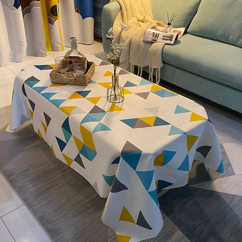 Waterproof Rectangle Tablecloth Nordic Geometry Printed Dining Table Cover Kitchen Coffee Living Room Decoration
Waterproof Rectangle Tablecloth Nordic Geometry Printed Dining Table Cover Kitchen Coffee Living Room Decoration