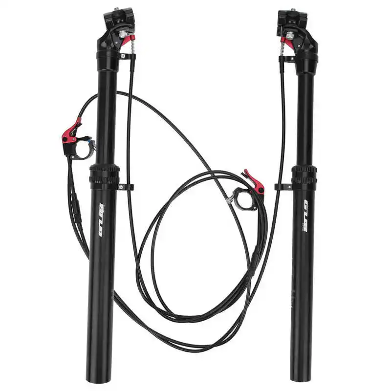 GUB SD440 Wire Remote Control Bike Seatpost Adjustable Mountain Bicycle Seat post Suspension Air 27.2/31.6x440mm Travel 100mm 
GUB SD440 Wire Remote Control Bike Seatpost Adjustable Mountain Bicycle Seat post Suspension Air 27.2/31.6x440mm Travel 100mm