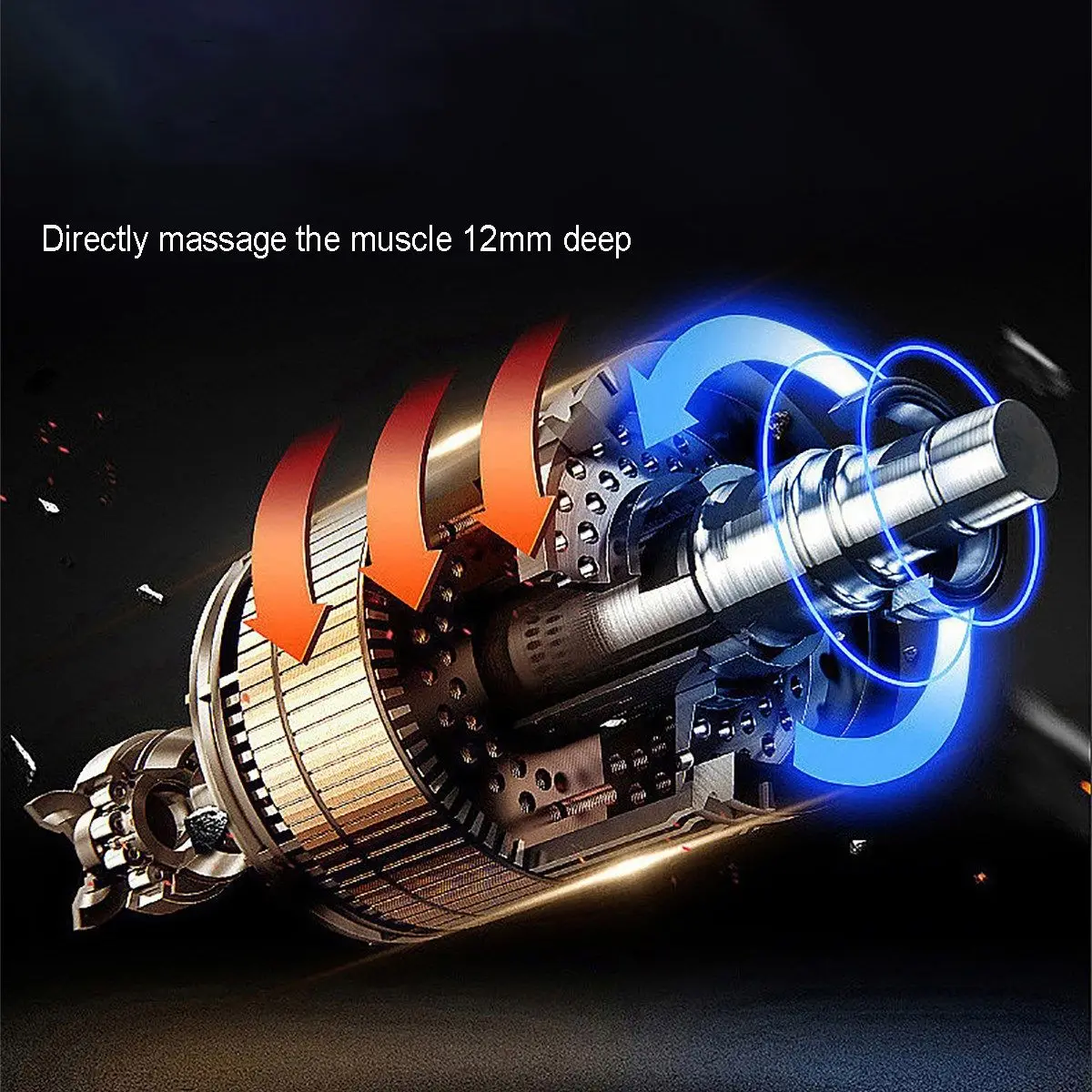 9000r/min Massage Gun Muscle 4Heads 22Gears Massager Relaxation Muscle Deep 12mm Vibration Gun Pain Relief Fascial Slimming Gun 
9000r/min Massage Gun Muscle 4Heads 22Gears Massager Relaxation Muscle Deep 12mm Vibration Gun Pain Relief Fascial Slimming Gun