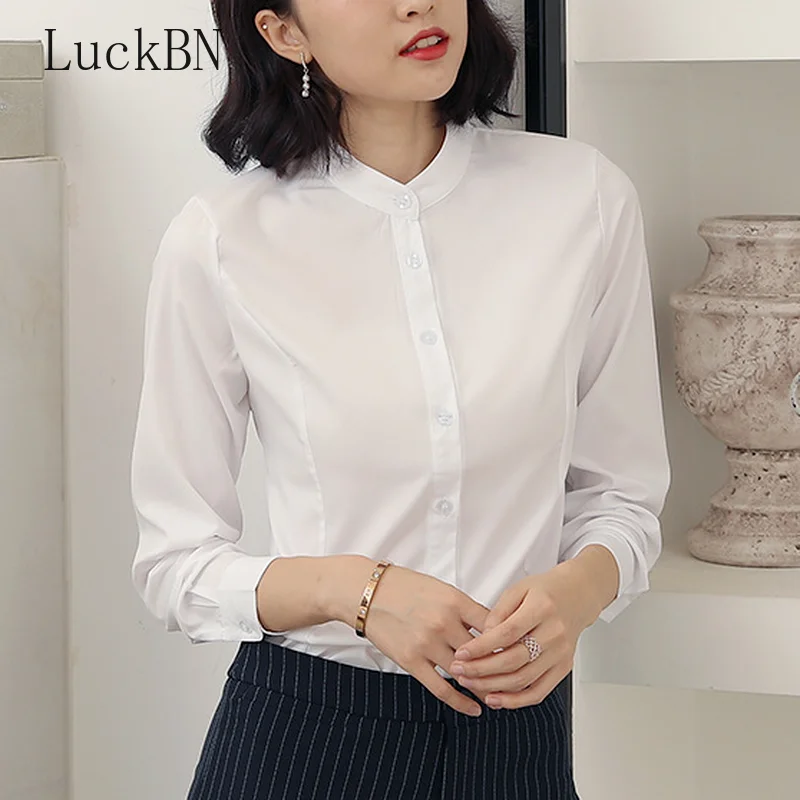 Cotton Shirt Women Blouses Long Sleeve Autumn Slim Casual White Office Shirt OL Blusas Feminine Lady Tops Camisas De Mujer 2021 
Cotton Shirt Women Blouses Long Sleeve Autumn Slim Casual White Office Shirt OL Blusas Feminine Lady Tops Camisas De Mujer 2021