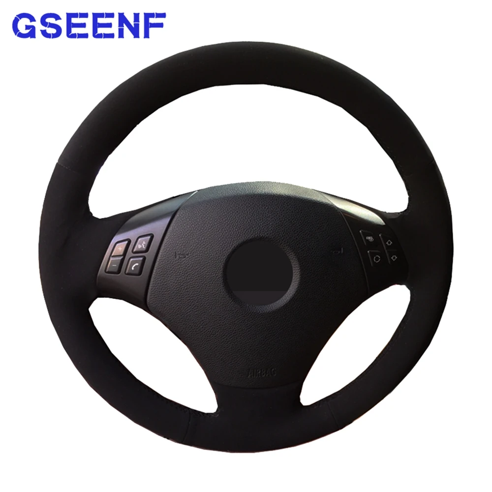 Car Steering Wheel Cover For BMW E90 E91(Touring) 2005-2011 320d 325i 335i X1 E84 Black Hand-stitched Comfortable Suede
Car Steering Wheel Cover For BMW E90 E91(Touring) 2005-2011 320d 325i 335i X1 E84 Black Hand-stitched Comfortable Suede