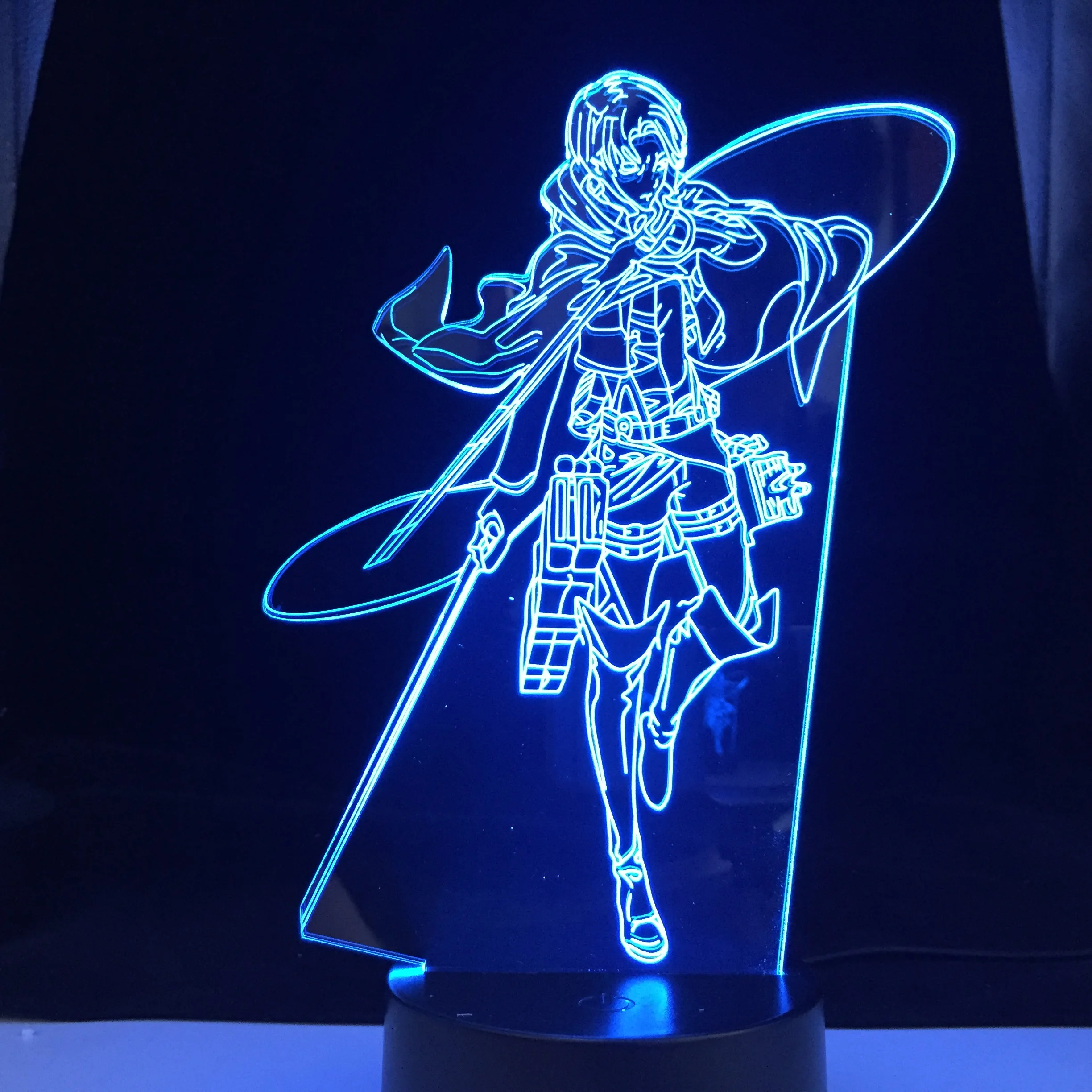 Attack on Titan Levi Ackerman light for Bedroom Decoration Kids Gift Anime 3d Lamp LED Night Light Drop Shipping Fast Service
Attack on Titan Levi Ackerman light for Bedroom Decoration Kids Gift Anime 3d Lamp LED Night Light Drop Shipping Fast Service