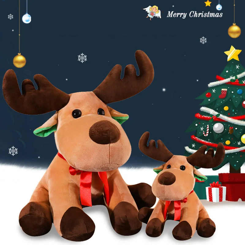 25/35/45cm Cute Christmas Elk Plush Toys Stuffed Soft Deer Gift Doll Kids Children Xmas Home Decoration Ornaments 
25/35/45cm Cute Christmas Elk Plush Toys Stuffed Soft Deer Gift Doll Kids Children Xmas Home Decoration Ornaments