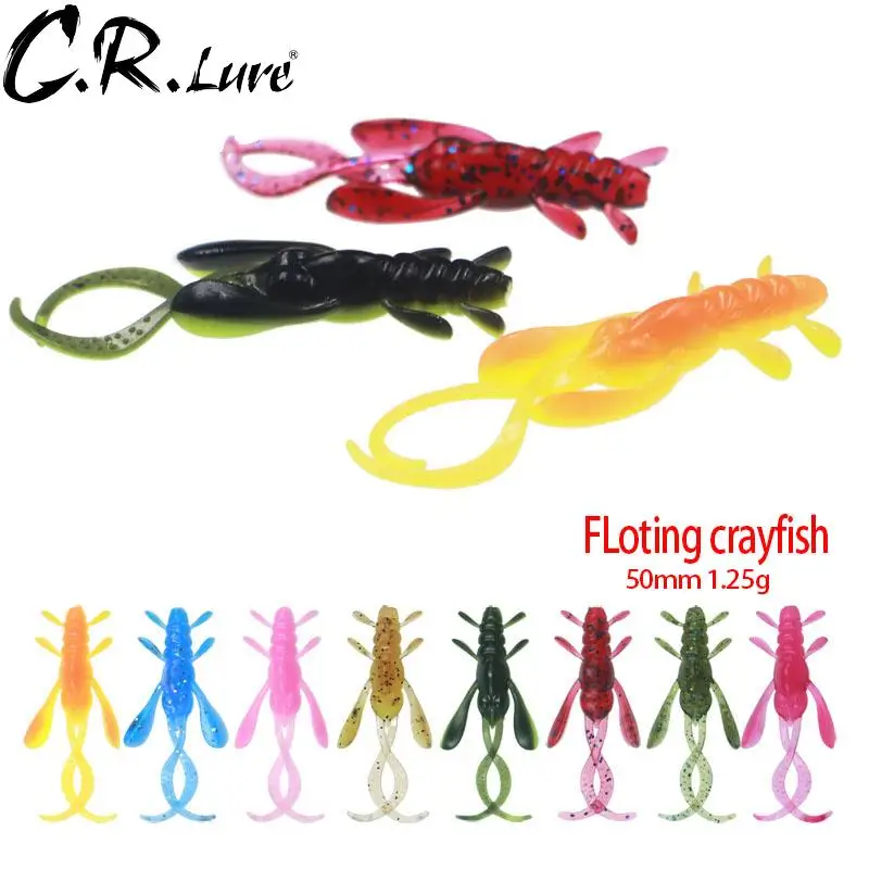 8pcs Fishing Lure 50mm 1.25g Soft Lure Bait shrimp Lobster Soft Plastic Bass lures
8pcs Fishing Lure 50mm 1.25g Soft Lure Bait shrimp Lobster Soft Plastic Bass lures