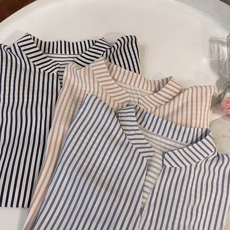 V-Neck Slim Top Blouse Women Casual Striped Blouses Female Loose Ladies Striped Tops Women Blouse Loose Casual Shirts
V-Neck Slim Top Blouse Women Casual Striped Blouses Female Loose Ladies Striped Tops Women Blouse Loose Casual Shirts
