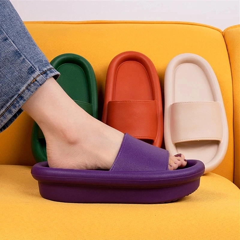 Slippers Men's Women's Chunky Sole Platform Sandals Candy Color Pillow Slippers Summer 2021
Slippers Men's Women's Chunky Sole Platform Sandals Candy Color Pillow Slippers Summer 2021