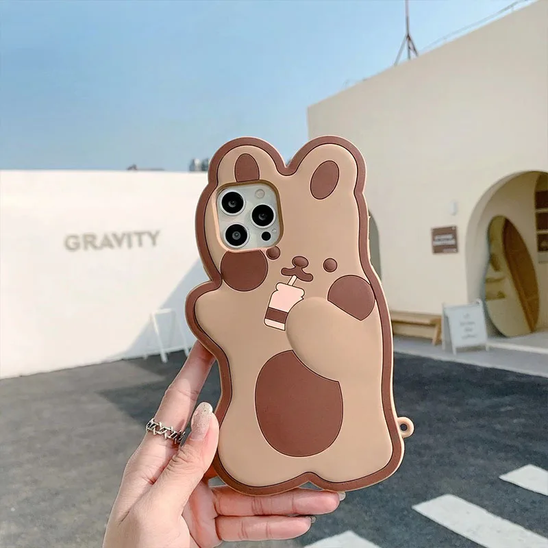 Cartoon Drink milk bear Phone case For iphone 12 mini 11 pro max XSmax X XR 6s 7 8 Plus SE2 kid gift 3D cute Soft silicone cover
Cartoon Drink milk bear Phone case For iphone 12 mini 11 pro max XSmax X XR 6s 7 8 Plus SE2 kid gift 3D cute Soft silicone cover