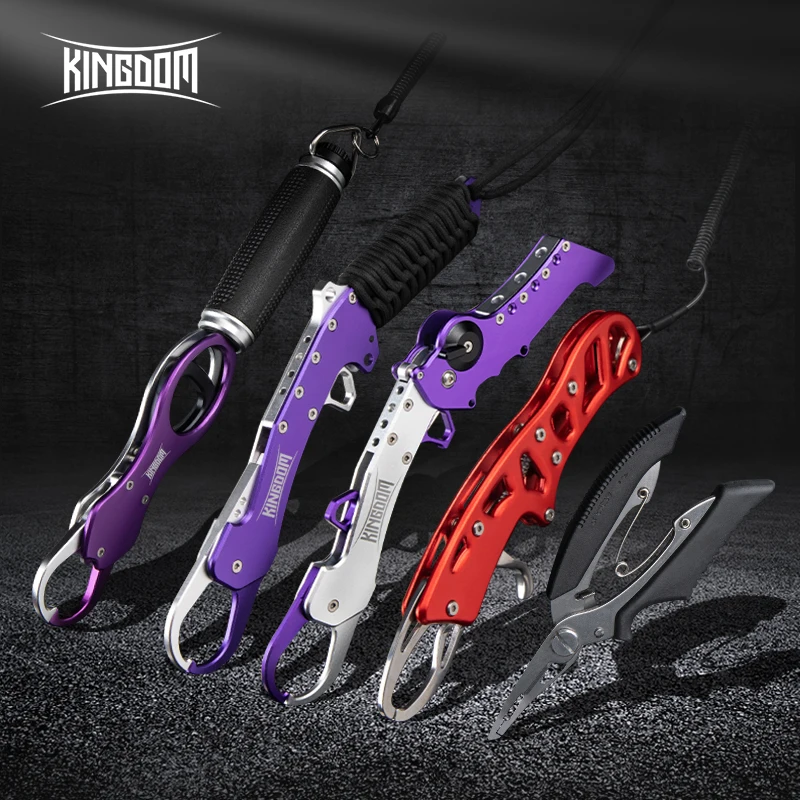 Kingdom Fishing Tools Stainless Steel Fishing Lip Gripper Adjustable Lanyard Grabber Fish Grip with Retention Rope Tackle Tools
Kingdom Fishing Tools Stainless Steel Fishing Lip Gripper Adjustable Lanyard Grabber Fish Grip with Retention Rope Tackle Tools