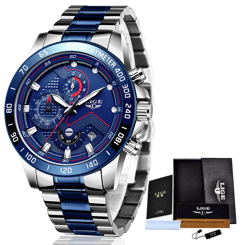 2020 New Fashion Men Watch Top Brand Analogue Clock Stainless Steel Waterproof Luminous Sports Watch Men Business Watches
2020 New Fashion Men Watch Top Brand Analogue Clock Stainless Steel Waterproof Luminous Sports Watch Men Business Watches