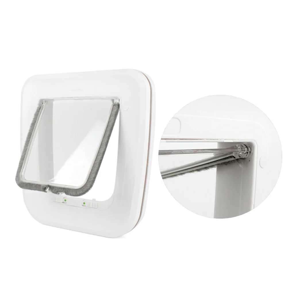 Pet Entry Exit Door Cat Safe Door Hole Pet Supplies ABS Self-closing Door (White)
Pet Entry Exit Door Cat Safe Door Hole Pet Supplies ABS Self-closing Door (White)