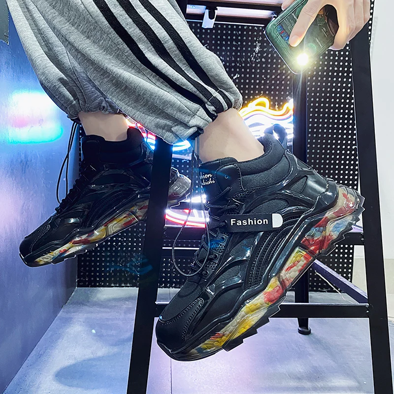 2021 Autumn Men's New Korean Version of The Trend of All-match Sports and Leisure Thick Bottom Shoes Student Couple Trendy Shoes
2021 Autumn Men's New Korean Version of The Trend of All-match Sports and Leisure Thick Bottom Shoes Student Couple Trendy Shoes